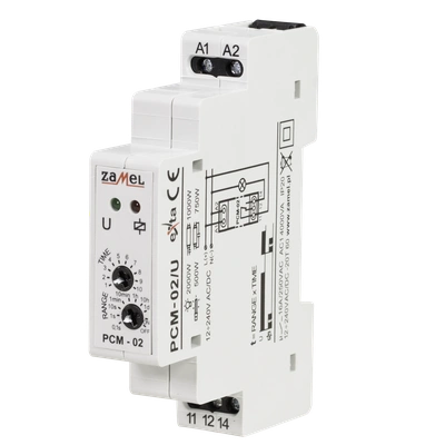 PRZEKAŹNIK CZASOWY 12-240V AC/DC  TYP: PCM-02/U