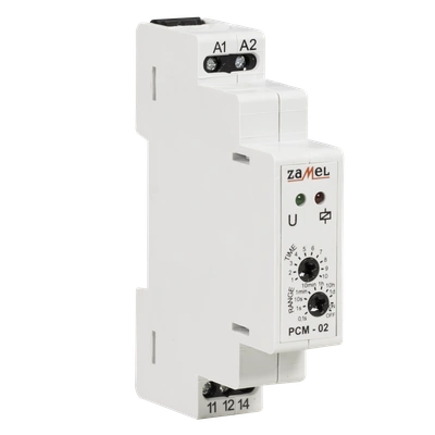 PRZEKAŹNIK CZASOWY 12-240V AC/DC  TYP: PCM-02/U
