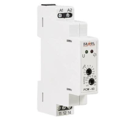 PRZEKAŹNIK CZASOWY 12-240V AC/DC  TYP: PCM-03/U