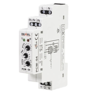 PRZEKAŹNIK CZASOWY 230V AC  TYP: PCM-04