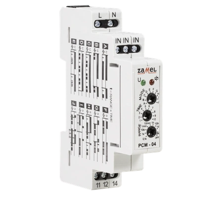 PRZEKAŹNIK CZASOWY 230V AC  TYP: PCM-04