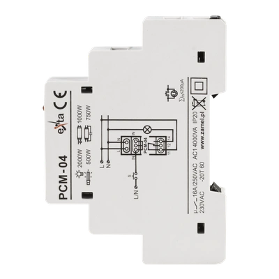 PRZEKAŹNIK CZASOWY 230V AC  TYP: PCM-04