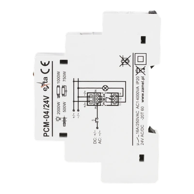 PRZEKAŹNIK CZASOWY 24V AC/DC  TYP: PCM-04/24V