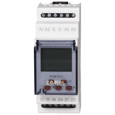 PRZEKAŹNIK CZASOWY 24-230V AC/DC  TYP: PCM-07/U