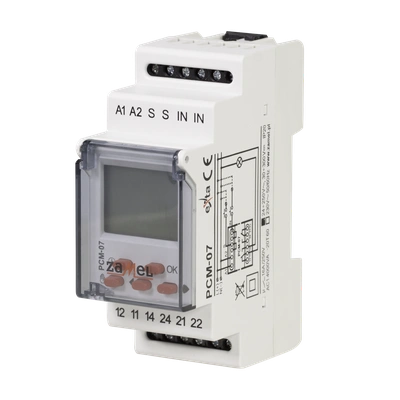 PRZEKAŹNIK CZASOWY 24-230V AC/DC  TYP: PCM-07/U