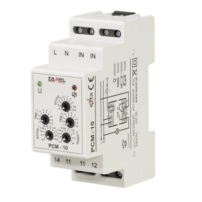 PRZEKAŹNIK CZASOWY 230V AC  TYP: PCM-10