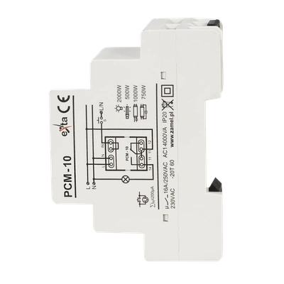 PRZEKAŹNIK CZASOWY 230V AC  TYP: PCM-10