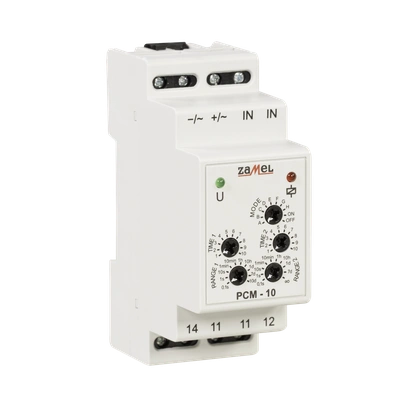 PRZEKAŹNIK CZASOWY 24V AC/DC  TYP: PCM-10/24V