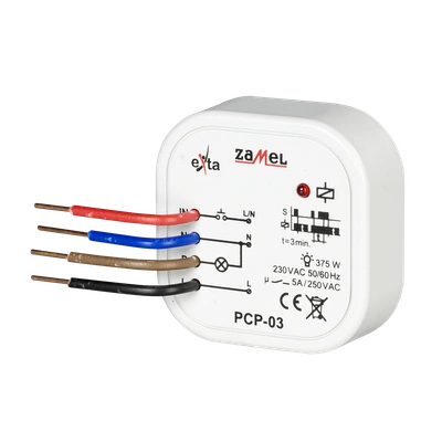 PRZEKAŹNIK CZASOWY 230V AC  TYP: PCP-03