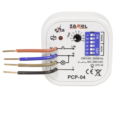 PRZEKAŹNIK CZASOWY 230V AC  TYP: PCP-04