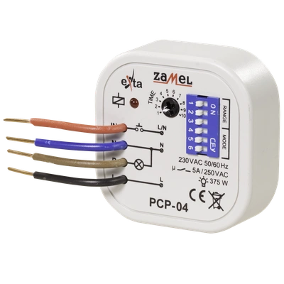 PRZEKAŹNIK CZASOWY 230V AC  TYP: PCP-04