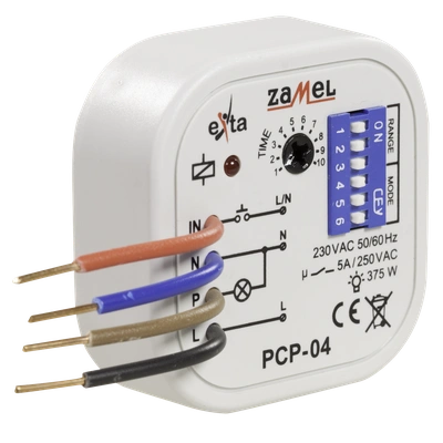 PRZEKAŹNIK CZASOWY 230V AC  TYP: PCP-04