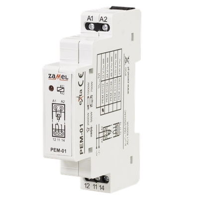 PRZEKAŹNIK ELEKTROMAGNETYCZNY 12V AC/DC 16A  TYP: PEM-01/012