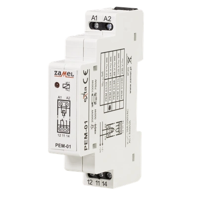 PRZEKAŹNIK ELEKTROMAGNETYCZNY 24V AC/DC 16A  TYP: PEM-01/024