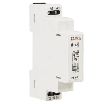 PRZEKAŹNIK ELEKTROMAGNETYCZNY 24V AC/DC 16A  TYP: PEM-01/024