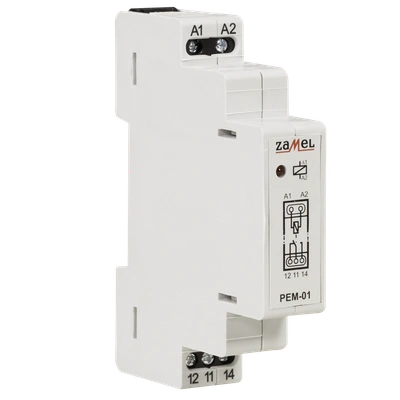 PRZEKAŹNIK ELEKTROMAGNETYCZNY 230V AC/16A  TYP: PEM-01/230