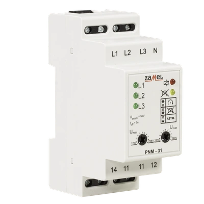 PRZEKAŹNIK NAPIĘCIOWY 3-FAZOWY 230/400V  TYP: PNM-31