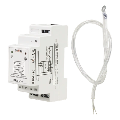 PRZEKAŹNIK REZYSTANCYJNY Z SONDĄ PTC 230V AC  TYP: PRM-10