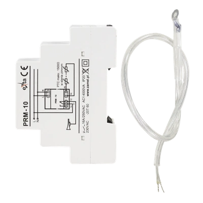 PRZEKAŹNIK REZYSTANCYJNY Z SONDĄ PTC 230V AC  TYP: PRM-10