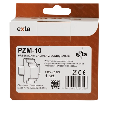 PRZEKAŹNIK ZALANIA Z SONDĄ SZH-03 230V AC  TYP: PZM-10