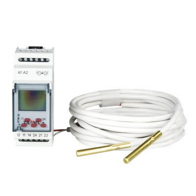 REGULATOR TEMPERATURY 5-95C Z 2 SONDAMI 230V AC  TYP: RTM-30/S