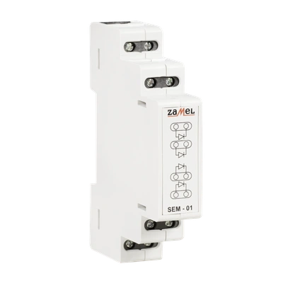 SEPARATOR WEJŚĆ 4-WEJŚCIOWY 230V AC  TYP: SEM-01