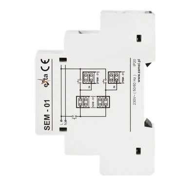 SEPARATOR WEJŚĆ 4-WEJŚCIOWY 230V AC  TYP: SEM-01