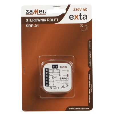 STEROWNIK ROLET DOPUSZKOWY PRZEWODOWY  TYP: SRP-01