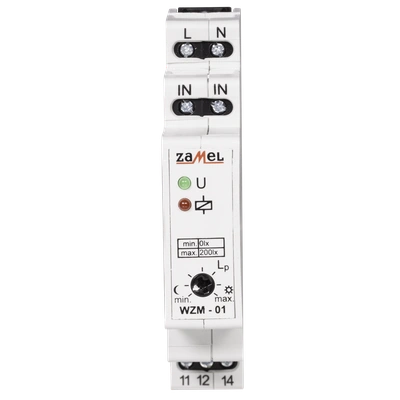 WYŁĄCZNIK ZMIERZCHOWY BEZ SONDY 230 AC  TYP: WZM-01