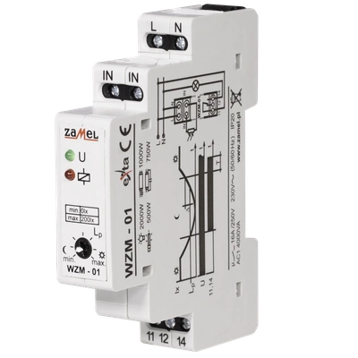 WYŁĄCZNIK ZMIERZCHOWY BEZ SONDY 230 AC  TYP: WZM-01