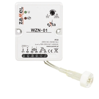 WYŁĄCZNIK ZMIERZCHOWY Z SONDĄ SOH-01 NATYNK.230V AC  TYP: WZN-01/S1