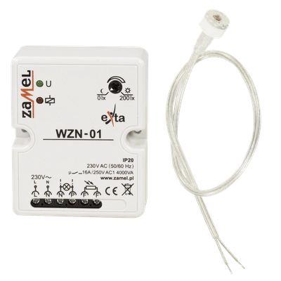 WYŁĄCZNIK ZMIERZCHOWY Z SONDĄ SOH-01 NATYNK.230V AC  TYP: WZN-01/S1