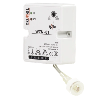 WYŁĄCZNIK ZMIERZCHOWY Z SONDĄ SOH-01 NATYNK.230V AC  TYP: WZN-01/S1