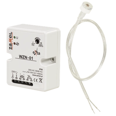 WYŁĄCZNIK ZMIERZCHOWY Z SONDĄ SOH-01 NATYNK.230V AC  TYP: WZN-01/S1