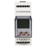 PROGRAMATOR CZASOWY 2-KAN. TYGODNIOWY 230V AC  TYP: ZCM-12