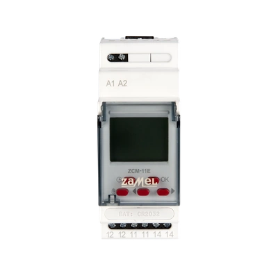PROGRAMATOR CZASOWY 1-KAN. TYGODNIOWY ECONO 230V AC TYP: ZCM-11E