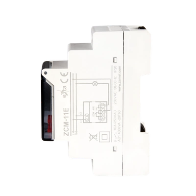 PROGRAMATOR CZASOWY 1-KAN. TYGODNIOWY ECONO 230V AC TYP: ZCM-11E