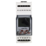 PROGRAMATOR CZASOWY 2-KAN. TYGODN. PAMIĘĆ ZEWN. 24-250V AC / 30-300V DC TYP: ZCM-12P/U