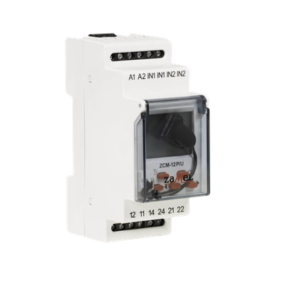 PROGRAMATOR CZASOWY 2-KAN. TYGODN. PAMIĘĆ ZEWN. 24-250V AC / 30-300V DC TYP: ZCM-12P/U