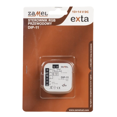 STEROWNIK RGB PRZEWODOWY  TYP: DIP-11
