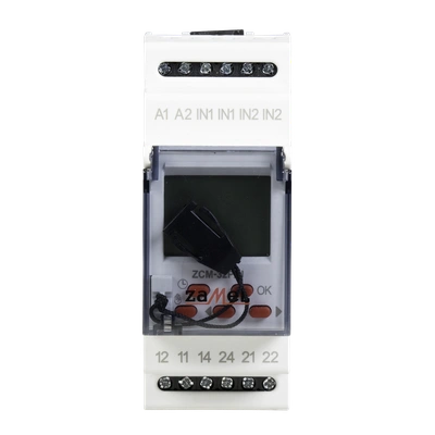 PROGRAMATOR CZASOWY ASTRONOMIC ZNY Z PAMIĘCIĄ ZEWNĘTRZNĄ 2-KA NAŁOWY 24-250 V AC 30-300 V DC TYP: ZCM-32P/U