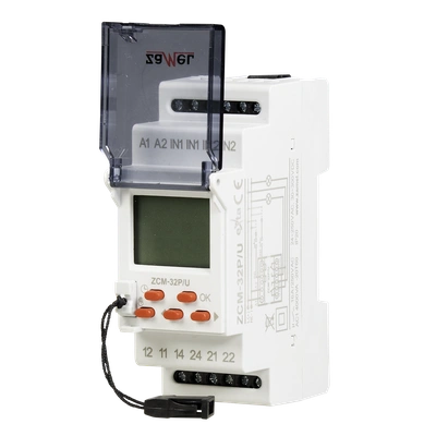 PROGRAMATOR CZASOWY ASTRONOMIC ZNY Z PAMIĘCIĄ ZEWNĘTRZNĄ 2-KA NAŁOWY 24-250 V AC 30-300 V DC TYP: ZCM-32P/U