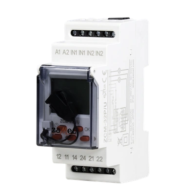 PROGRAMATOR CZASOWY ASTRONOMIC ZNY Z PAMIĘCIĄ ZEWNĘTRZNĄ 2-KA NAŁOWY 24-250 V AC 30-300 V DC TYP: ZCM-32P/U