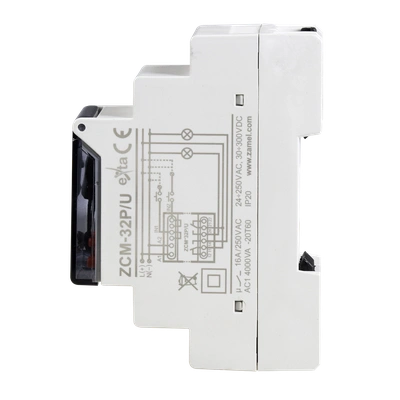 PROGRAMATOR CZASOWY ASTRONOMIC ZNY Z PAMIĘCIĄ ZEWNĘTRZNĄ 2-KA NAŁOWY 24-250 V AC 30-300 V DC TYP: ZCM-32P/U