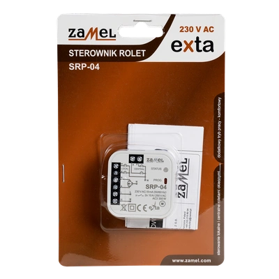 STEROWNIK ROLET UNIWERSALNY DOPUSZKOWY PRZEWODOWY  TYP: SRP-04