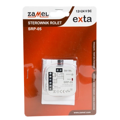 STEROWNIK ROLET UNIWERSALNY DOPUSZKOWY PRZEWODOWY  TYP: SRP-05/12-24V