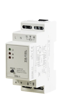 STEROWNIK ROLET UNIWERSALNY MODUŁOWY 230V AC  TYP: SRM-11