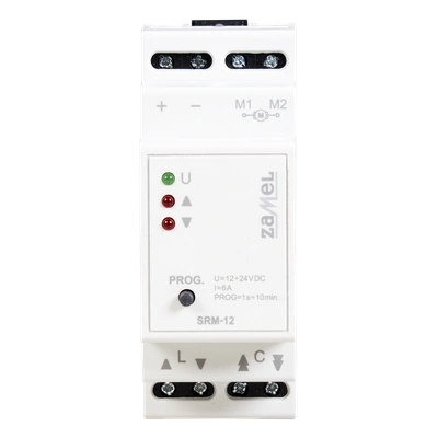 STEROWNIK ROLET UNIWERSALNY MODUŁOWY 12-24 V AC/DC  TYP: SRM-12