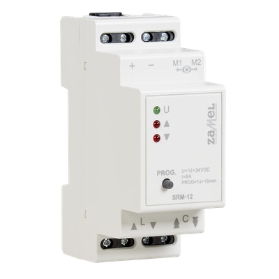 STEROWNIK ROLET UNIWERSALNY MODUŁOWY 12-24 V AC/DC  TYP: SRM-12