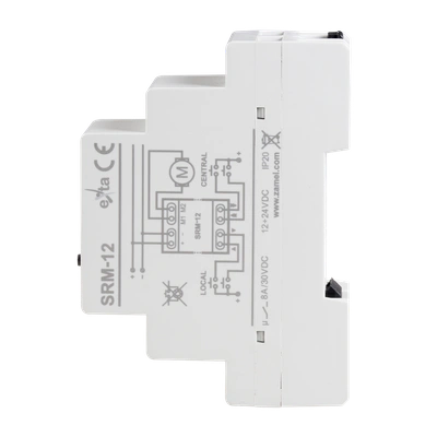 STEROWNIK ROLET UNIWERSALNY MODUŁOWY 12-24 V AC/DC  TYP: SRM-12